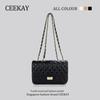 CEEKAY Mini Shoulder Crossbody Korean Chain Black Women's Bag, Bag, One-Shoulder Bag, Small, Simple, Lightweight, Casual, Fashion, Included, Cute,