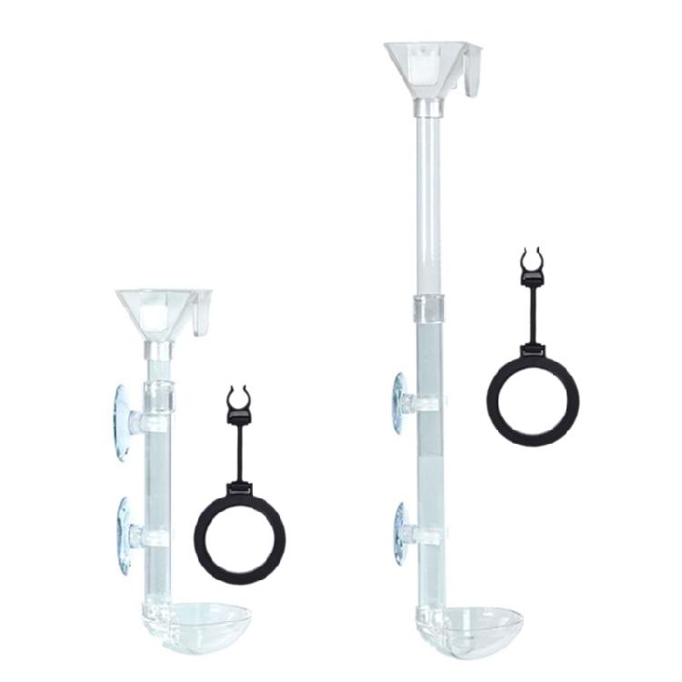 Assembled Feeding Tube Set Feeding Dish Tray Set Removable Shrimp Feeding Tube for Freshwater Environment