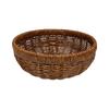 Round Rattan Style Storage Basket For Fruit Snack Bread In Living Room Kitchen