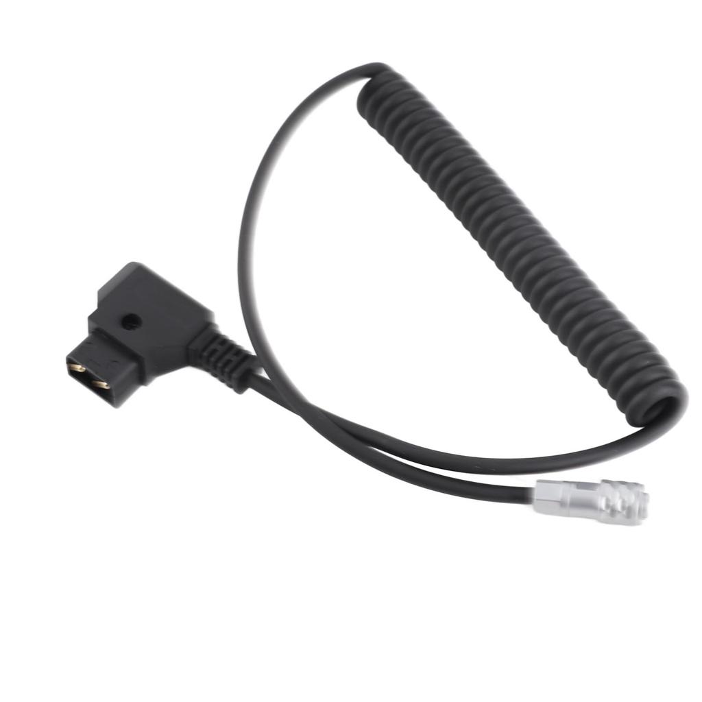 D Tap to 4K Spring Power Cord for Blackmagic Pocket Cinema Camera 4K   Gold Mount V Mount B