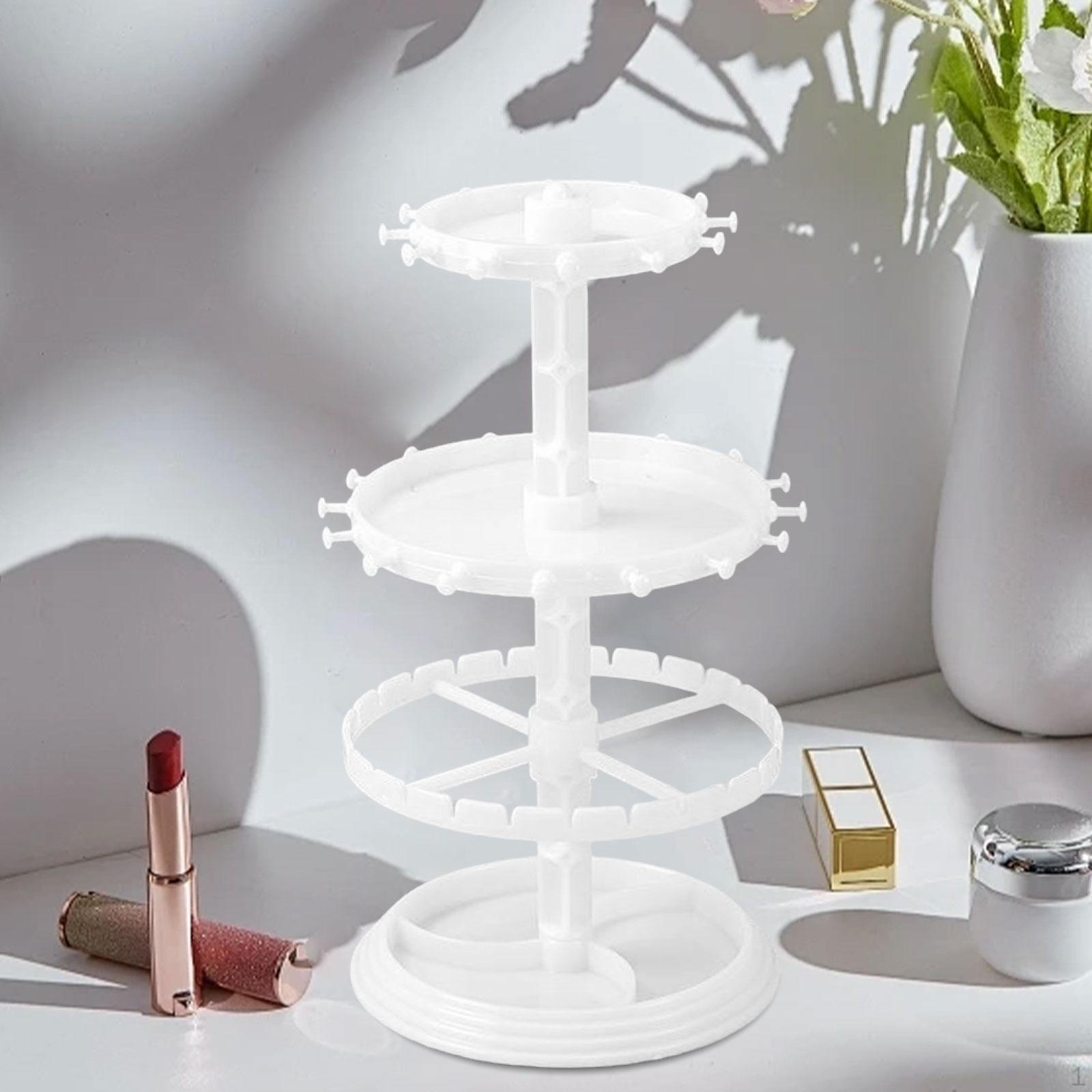 

Подставка для ювелирных изделий, серьги и ожерелья, вращающийся органайзер, столешница