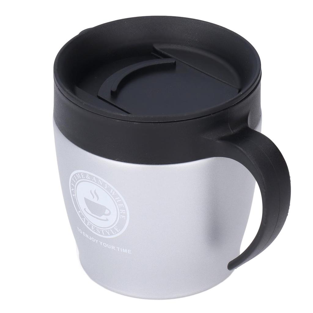 Coffee Cup 330ml Handle Portable Stainless Steel Thermal Insulation Effect Hot Water Cup  
