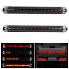 2pcs 15 LED Trailer Tail Light Bar Stop Brake Turn Signal Light Sequential Strobe LED Strip Lamp Smoked Lens Pickup Truck RV UTV