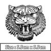 3D Metal Tiger Head Totem Emblem Car Rear Trunk Body Badge Stickers Decal Accessories