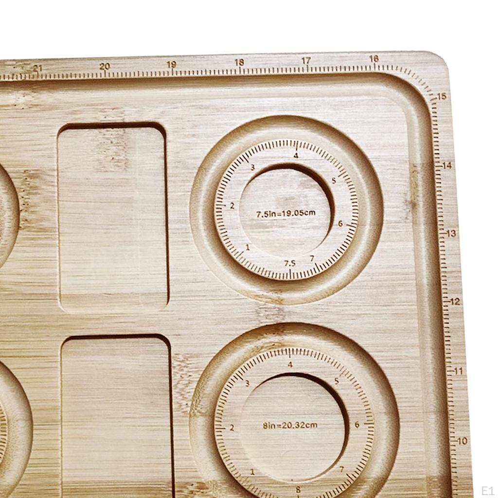 Wooden Beading Board Jewelry Design Mat Reusable Decorative Practical Holder Bead Tray for