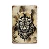 Japanese Samurai Metal Tin Signs Wall Art Character Posters Decor Home Room Decorating Picture for Bar Living Room
