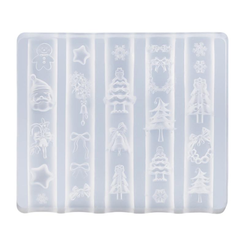 

Achieve Stylish Nail Art with 3D Christmas Flower Silicone Mold for Various Nail Sizes Nail Supplies Nail Accessories 1