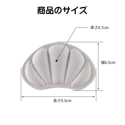 RICISUNG Heel Pads (3 Pairs) - Prevents Slippage, Prevents Blisters, and Adjusts Size for Leather Shoes and Sneakers. Prevents Blisters, Heel Repair,
