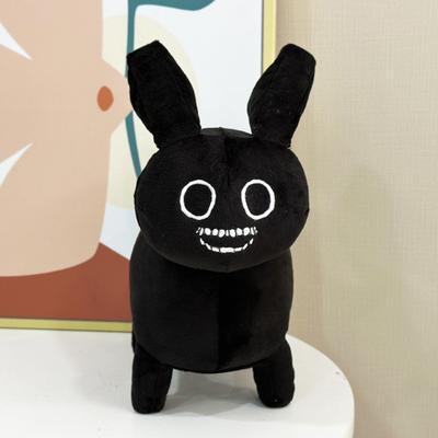 Yousheng American Eagle Plush Toy Cartoon Black White Rabbit Plushie Stuffed Animal Doll Home Office Bedroom Decoration Kids Adults Birthday Gift