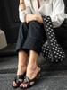 Vintage Black Rivet Shoulder Bag Retro Motorcycle Style Luxury Tote for Women Commuter Shopping Purse