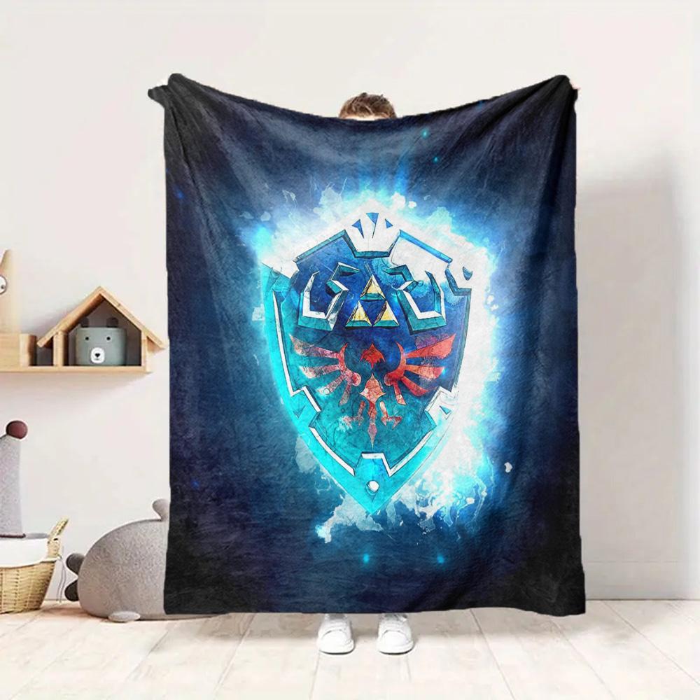 Shield Art Flannel Blanket Throw Blanket Soft Warm Sofa Bed Camping Car home Decor Unique Christmas Gift C9302555