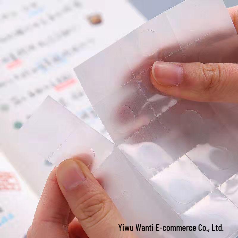 Lot de 20 Points de Colle Double-Face Transparents Sans Trace pour Ballons pour Mariages et Fêtes