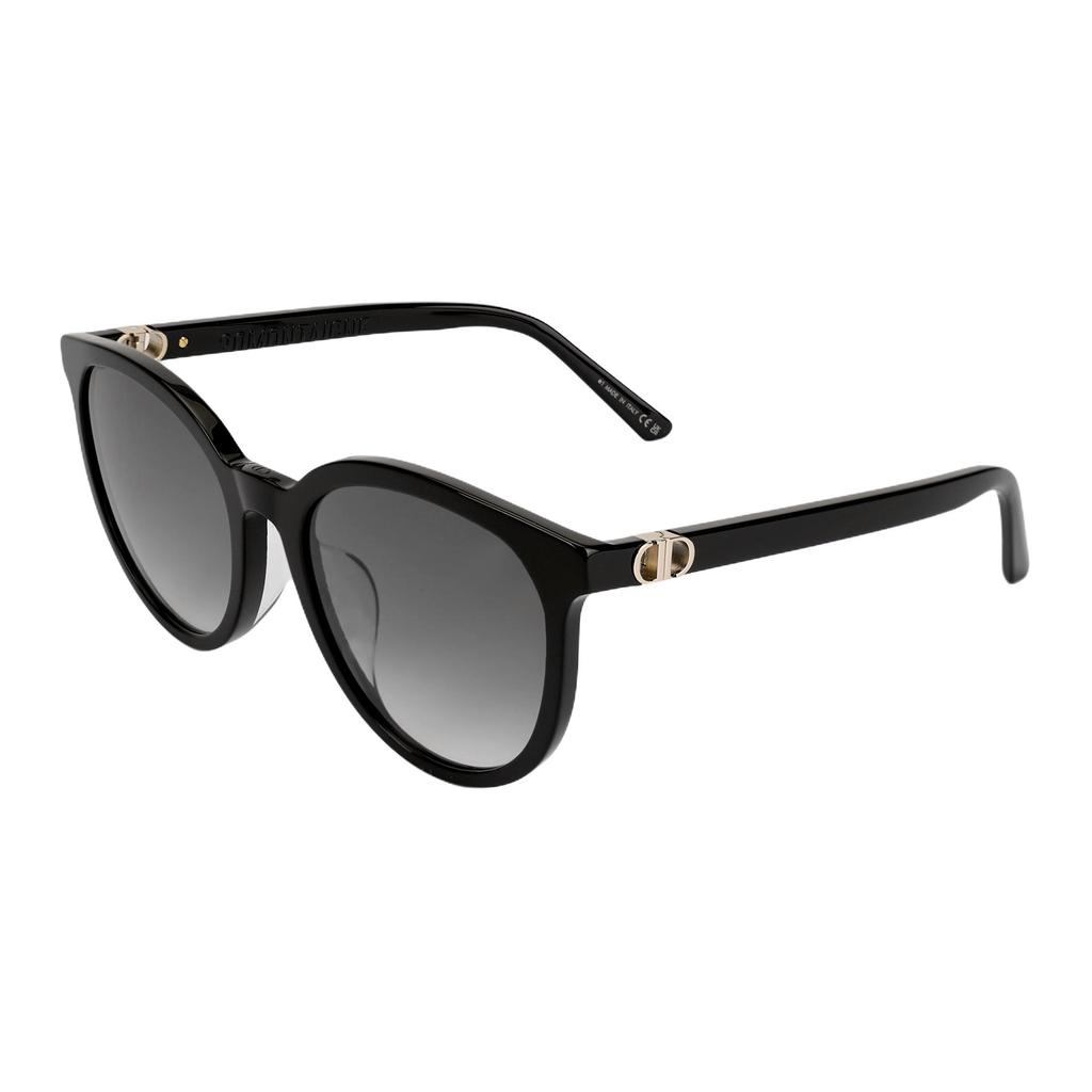 Dior Logo Decorative Irregular Shape Sunglasses Women sunglasses Black 30MONTAIGNEMINI-R2F