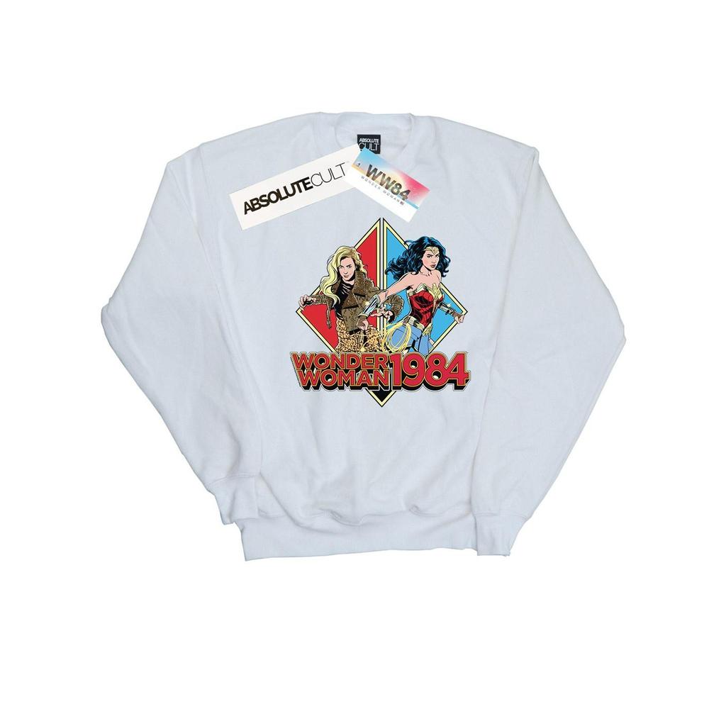 DC Comics Mens Wonder Woman 84 Back To Back Sweatshirt
