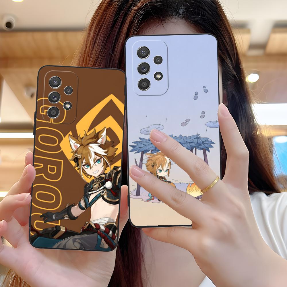 Game GI Gorou Mobile Phone Case for Samsung Galaxy M55 54 42 35 34 33 32 23 22 15 14 13 12 F55 5G Colorful Cover Luxury Pretty