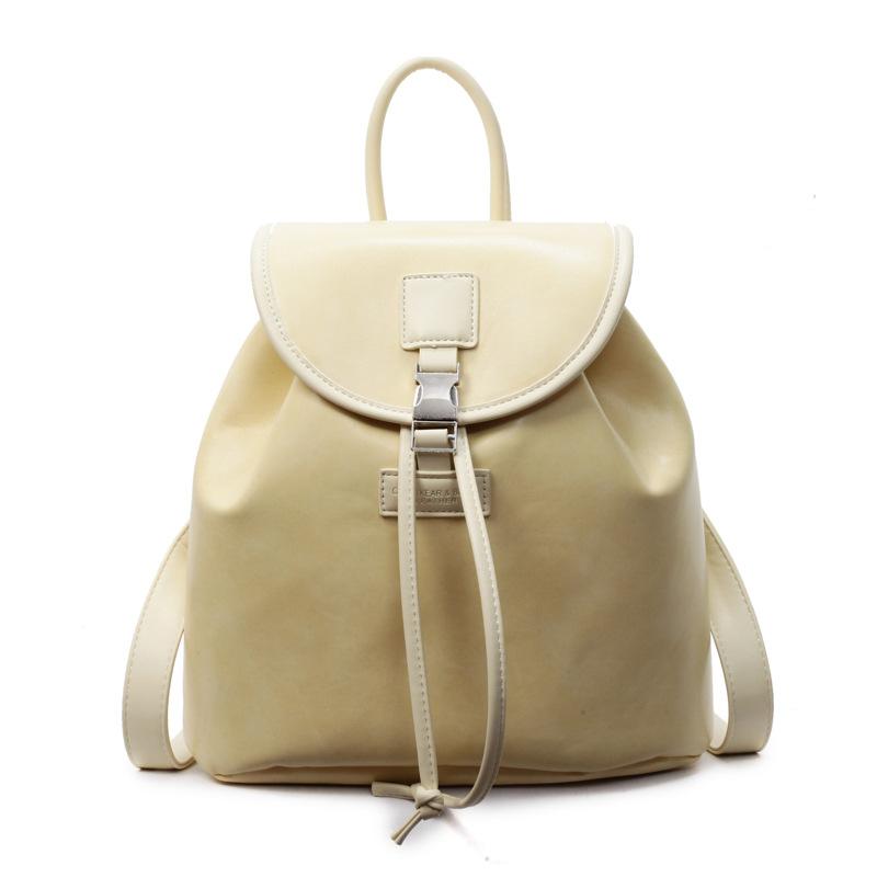 Korea Fashion Academy's style is simple and light-colored, portable small backpack for students, versatile, lightweight, and high-end backpack f