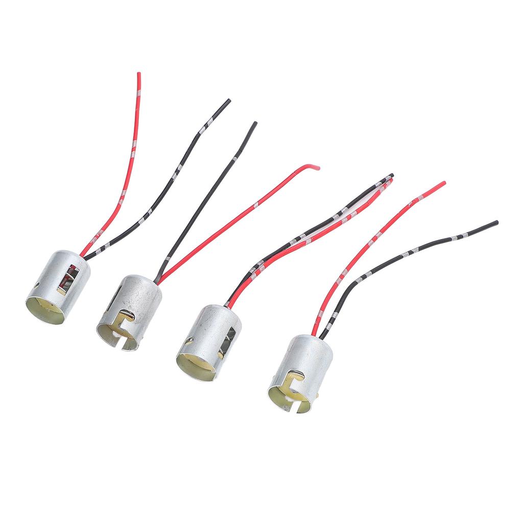 4pcs LED Bulbs Socket Holder Waterproofing Car Light Bulb Socket Adapter for Create New Turn Signal Lights Brake Light