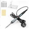 Adjustable Temperature 60W/80W/120W Electric Soldering Iron with Digital Display - Inner-Heated EU Standard Repair Kit.