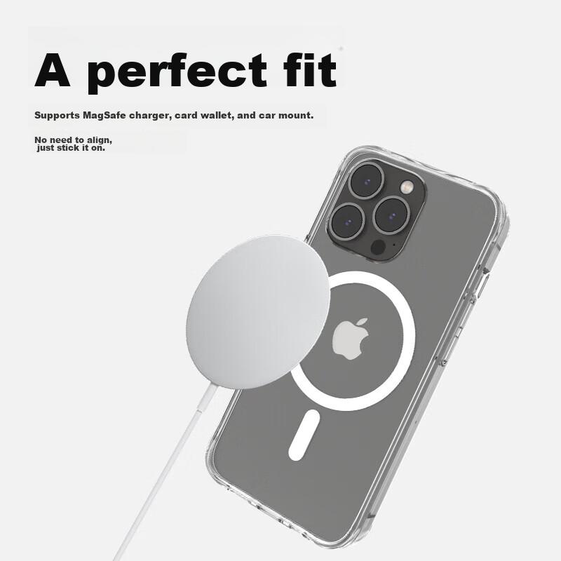BELKIN (BELKIN) Case for Apple IPhone 15, Transparent Full Coverage Magnetic Phone Protective Case MSA019