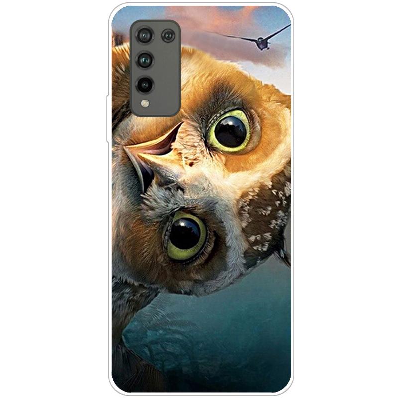 Für Huawei Honor 10X Lite Hülle Silikon Weich Niedlich Tier Handyhülle für Honor 10X Lite Hülle Honor10X 10 X Lite Fundas 6,67 Zoll