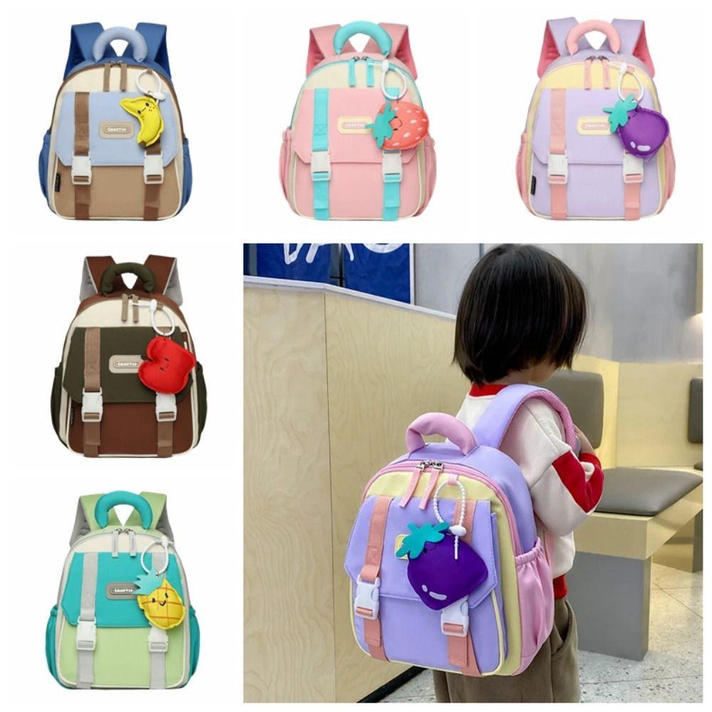 Adjustable Straps Kindergarten School Bag Lightweight Cartoon Nursery Backpack  College