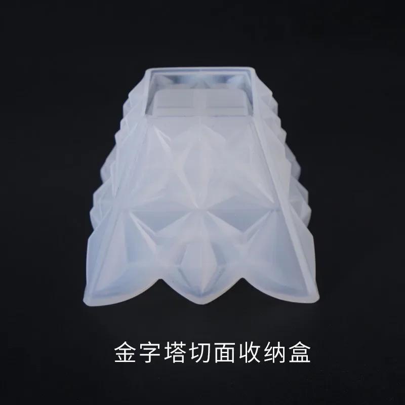 1 Pack Silicone Flower Pot Mold DIY Crystal Silicone Mold Handmade Accessories Creative Mold