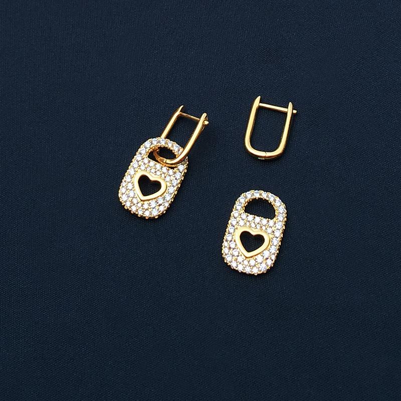 Cheap Drop Earrings S925 Sterling Silver Long Earrings Love Star Hanger