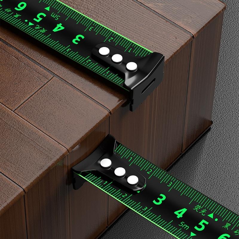 High Accuracy 3/5/7.5/10m Clear Auto Locking Tape Measure Lightweight and Sturdy for Construction and Design