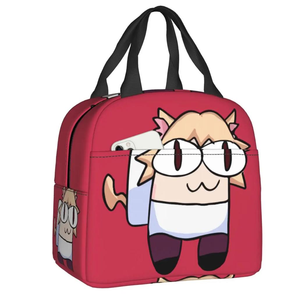 Custom Funny Neco Arc Lunch Bag Men Women Cooler Warm Insulated Lunch Box for Student School Thermal Bags lunchbag