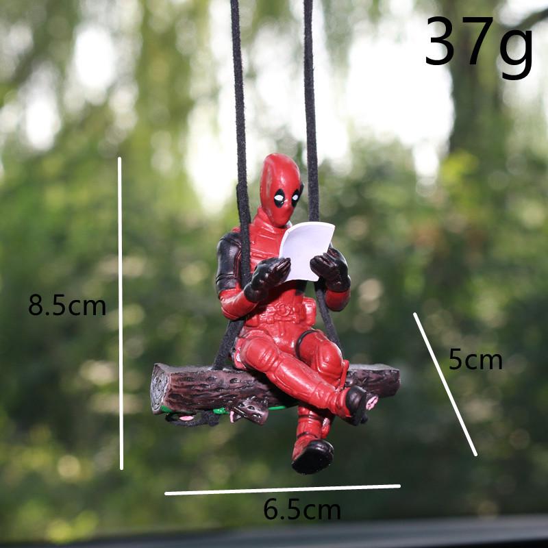 Cross-Border Car Pendant: New Deadpool Rearview Mirror Ornament