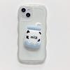 Apple 15 Mobile Phone Case for Women with High Value IPhone 14pro Beverage Stand Anti Fall Protection Case
