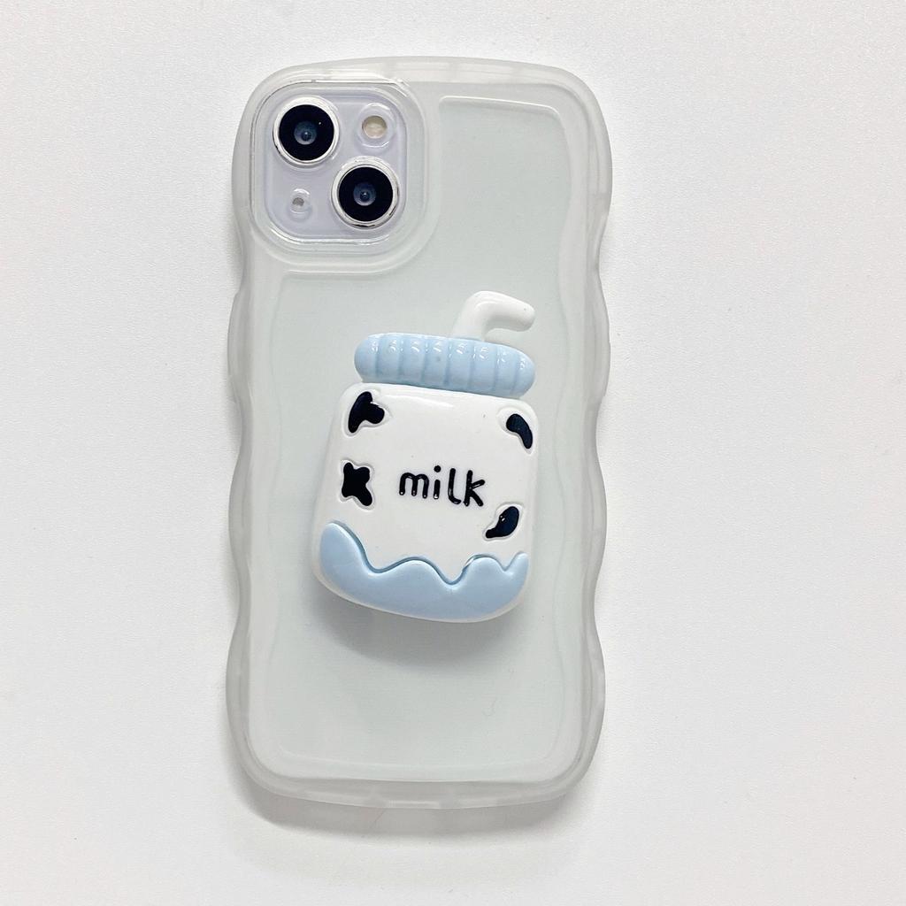 Apple 15 Mobile Phone Case for Women with High Value IPhone 14pro Beverage Stand Anti Fall Protection Case