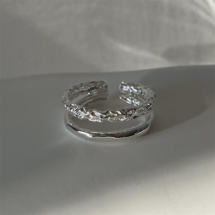 S texture double-layer line special-shaped ring personalized index finger ring design ring