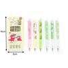 6Pcs Kawaii Crayon Shin-Chan Gel Pen Quick-Drying 0.5Mm Black Ink Writing Smooth Pen Office Supplies Cute Student Stationery