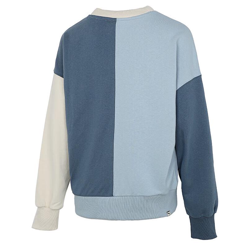 Puma Women's Casual Crew Neck Loose Pullover Sweatshirt