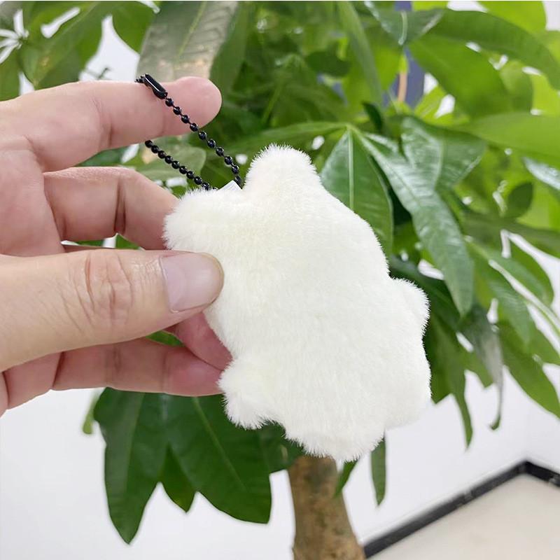 Cute Highland West White Terrier Plush Doll Gift Keychain For Friends And Lovers