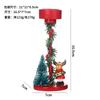 Christmas Decorations, Santa Claus, Snowman, Reindeer, Candle Holder Ornaments, Party Table Decorations, Holiday Gifts