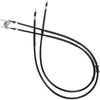 Opel ASTRA H 04-14 handbrake cables left + right 2 pcs set