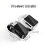 Versatile Car Visor Holder - Secure Storage for Glasses/Cards Compact & Elegant Fits Most Visors Alloy Clip Safe Driving