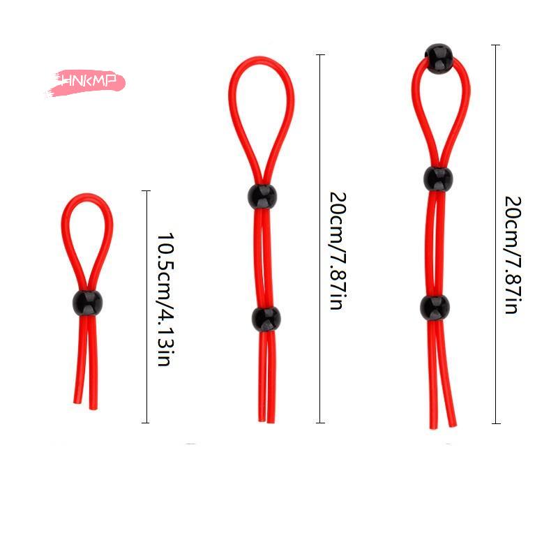 Adjustable Silicone Penis Rings Set for Men - Male Cockring Ejaculation Delay Sex Toy for Couples Adult Fun - 1/3/4/6/7/9Pcs