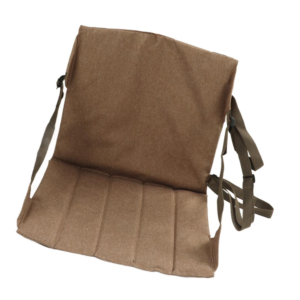 Folding Stadium Cushion 600D Oxford Cloth with Backrest Portable Stadium Seats for Outdoor Camping