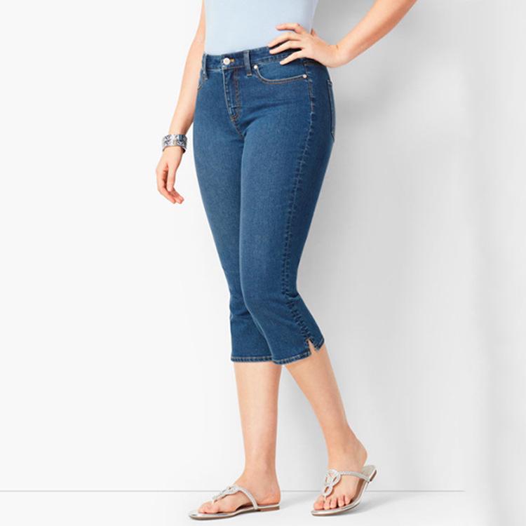 Women's Slim Fit 7/10 Slimming Denim Jeans