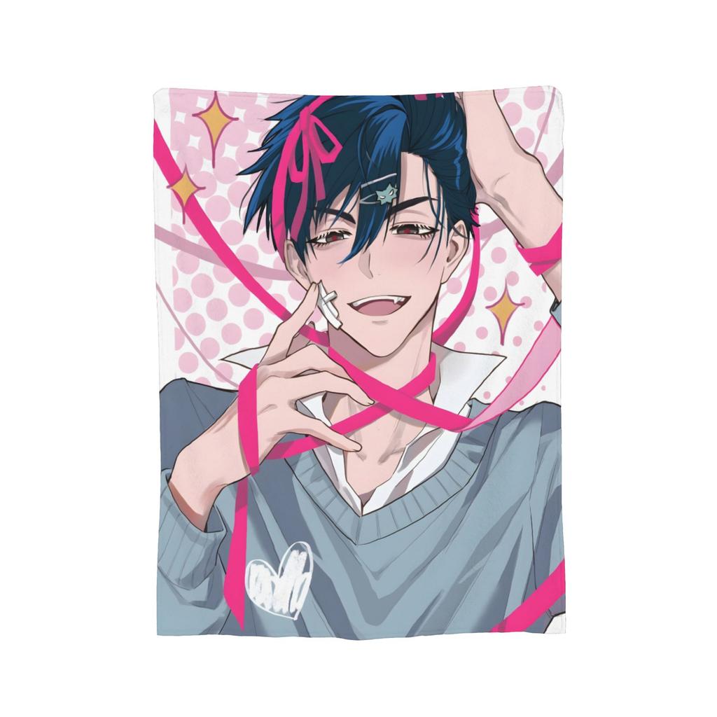 Alien Stage Anime Blankets Flannel  Winter   Multifunction Soft Throw Blankets for Home Bedroom Bedspreads