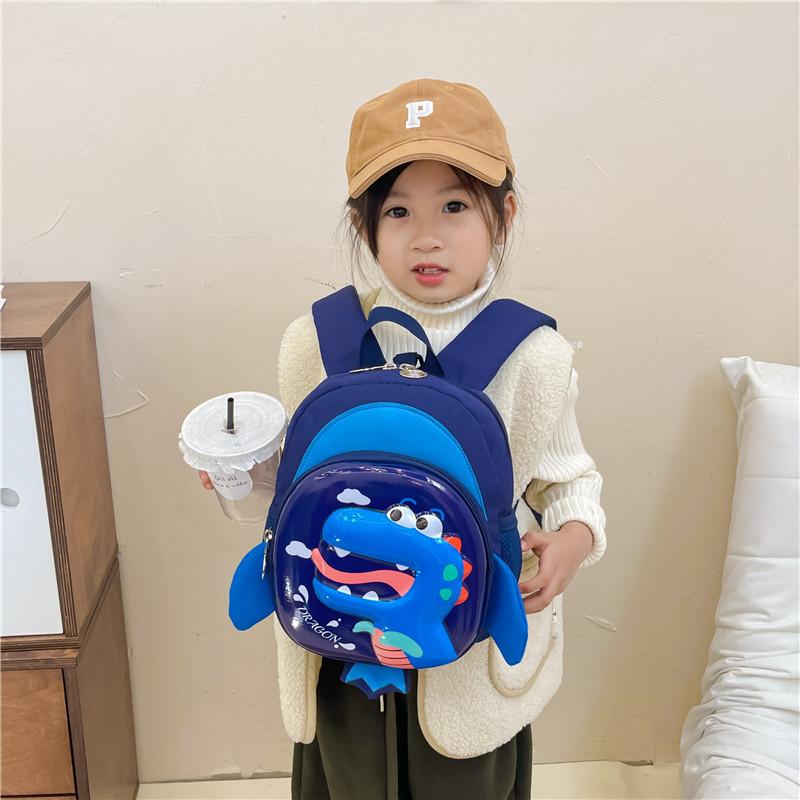 Adorable Cartoon Dinosaur Backpack For Kids Lightweight And Durable Design For School