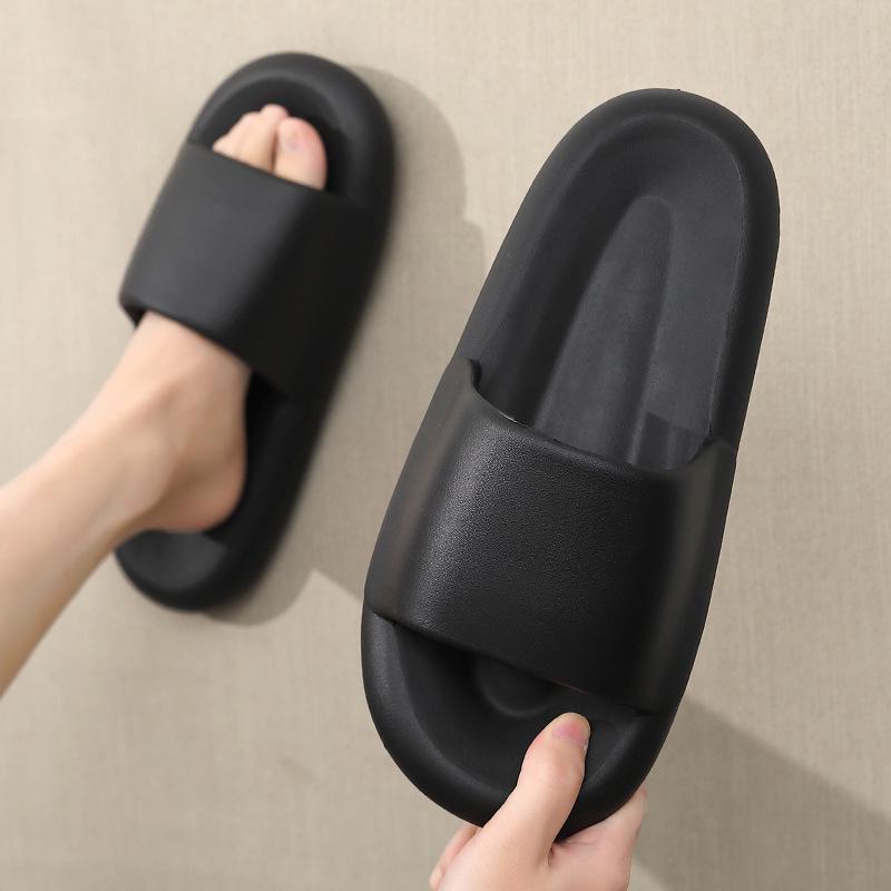 Soft-Soled EVA Slippers: Comfortable, Non-Slip, Thick-Soled Bathroom Slippers for Men and Women, Perfect for Summer.