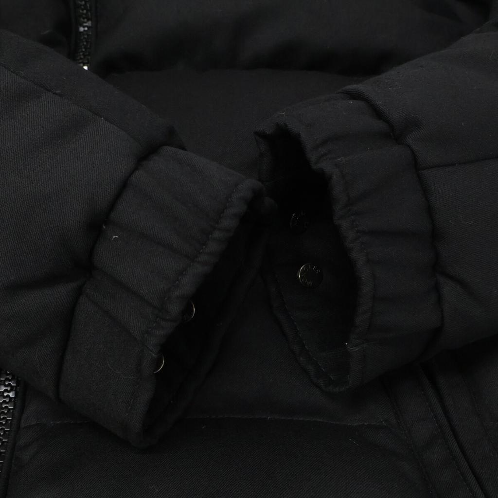 MONCLER MONTGENEVRE/Montgenevre Wool Hooded Down Jacket 2 blackUsed