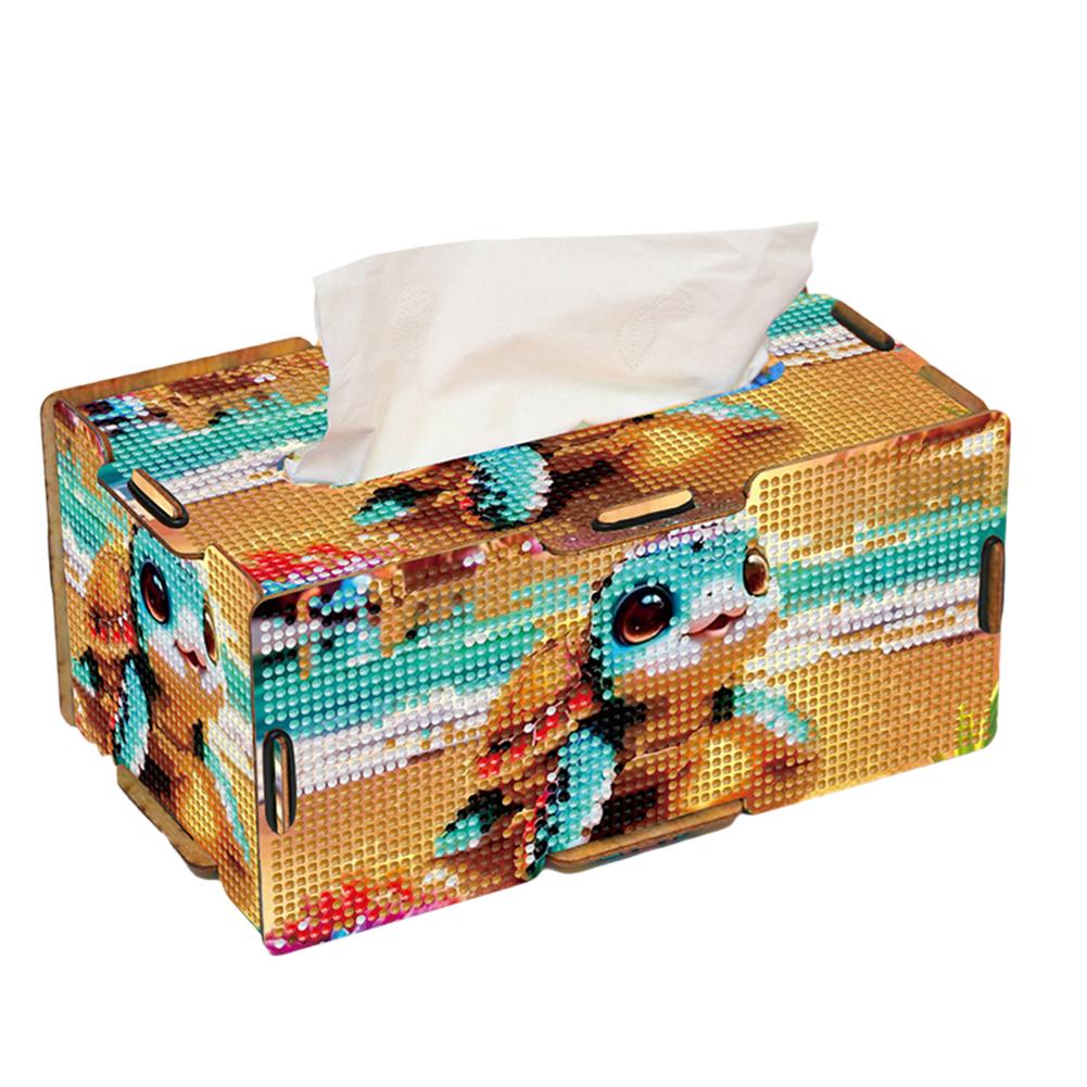 Diamond Painting Tissue Box Kits Diamond Painting Box DIY Diamond Desk Decorative Tissue Box for Living Room Bedroom Bathroom
