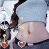 Einfache Herz Bauchnabelringe Glänzender Zirkon Nabelpiercing Hantel Für Frauen Bauchnabelring Strand Körperschmuck Geschenke