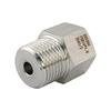 Stainless Steel Threaded Adapter Reducer: M14X1.5 Internal To R1/2 BSPT External (0734)