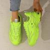 Fashion New Women Lace Up Anti-slip Sneakers Women Fashion Breathable Designer Shoes Thick Sole Outdoor Tennis Sneakers Zapatos De Mujer